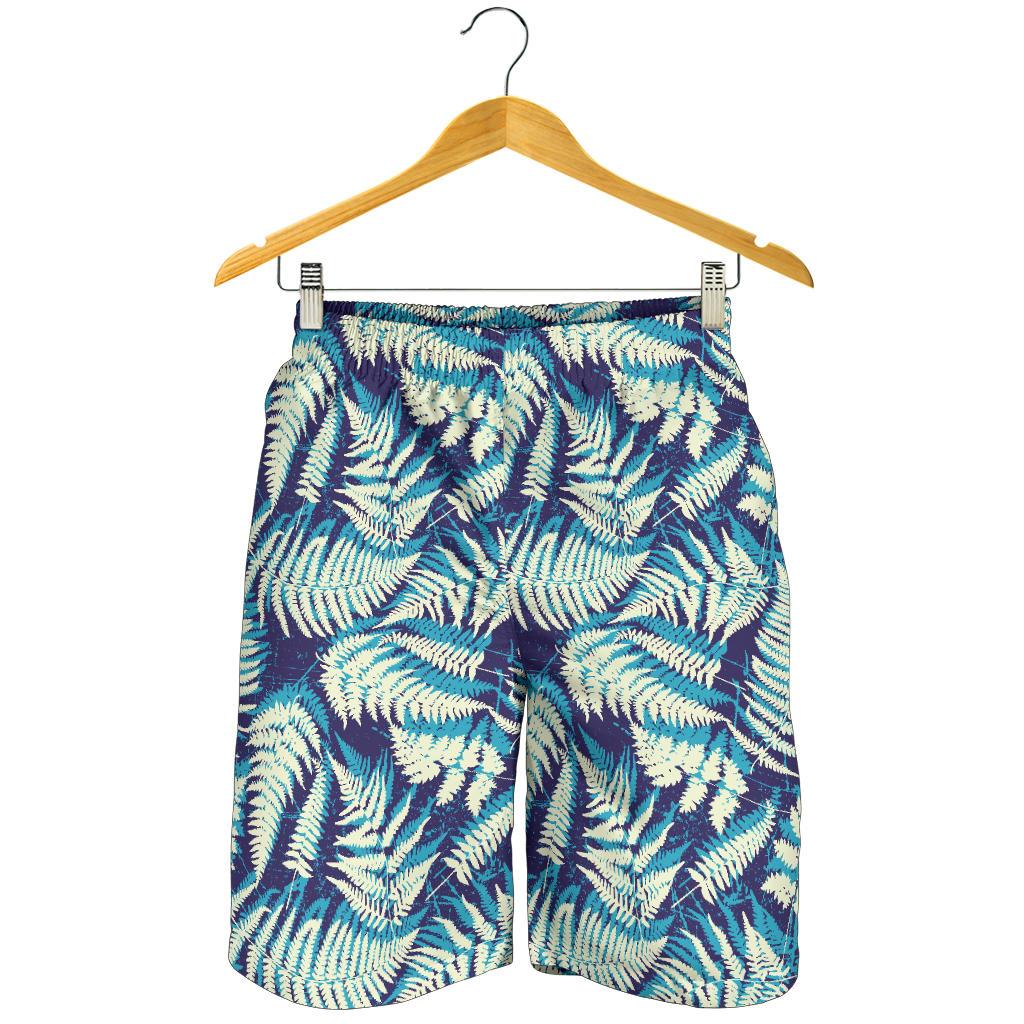 Fern Leave Summer Print Pattern Mens Shorts-JTAMIGO.COM