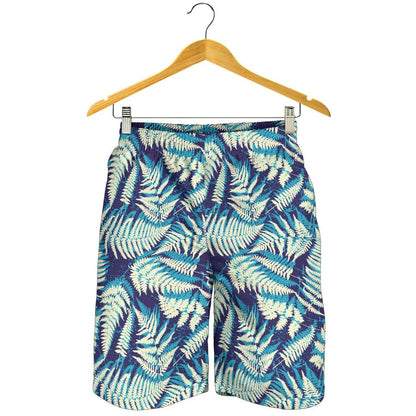 Fern Leave Summer Print Pattern Mens Shorts-JTAMIGO.COM