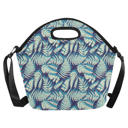 Fern Leave Summer Print Pattern Neoprene Lunch Bag (Model 1669)(Large)-JTAMIGO.COM
