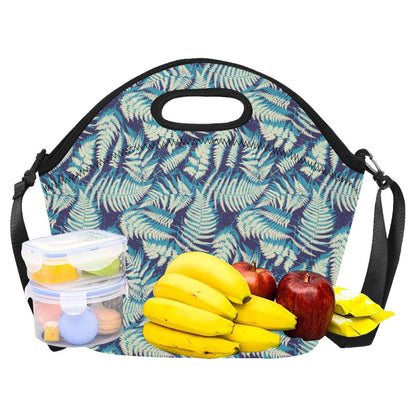 Fern Leave Summer Print Pattern Neoprene Lunch Bag (Model 1669)(Large)-JTAMIGO.COM