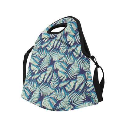 Fern Leave Summer Print Pattern Neoprene Lunch Bag (Model 1669)(Large)-JTAMIGO.COM