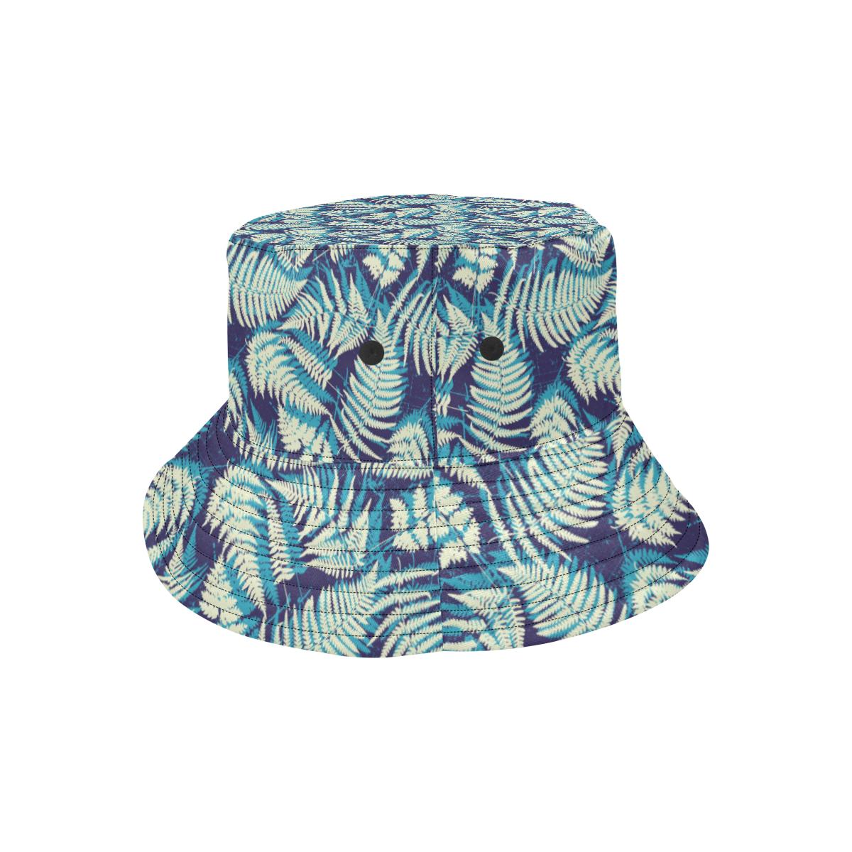 Fern Leave Summer Print Pattern Unisex Bucket Hat