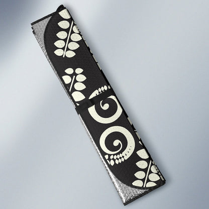 Fern Leaves Print Pattern Car Sun Shade For Windshield