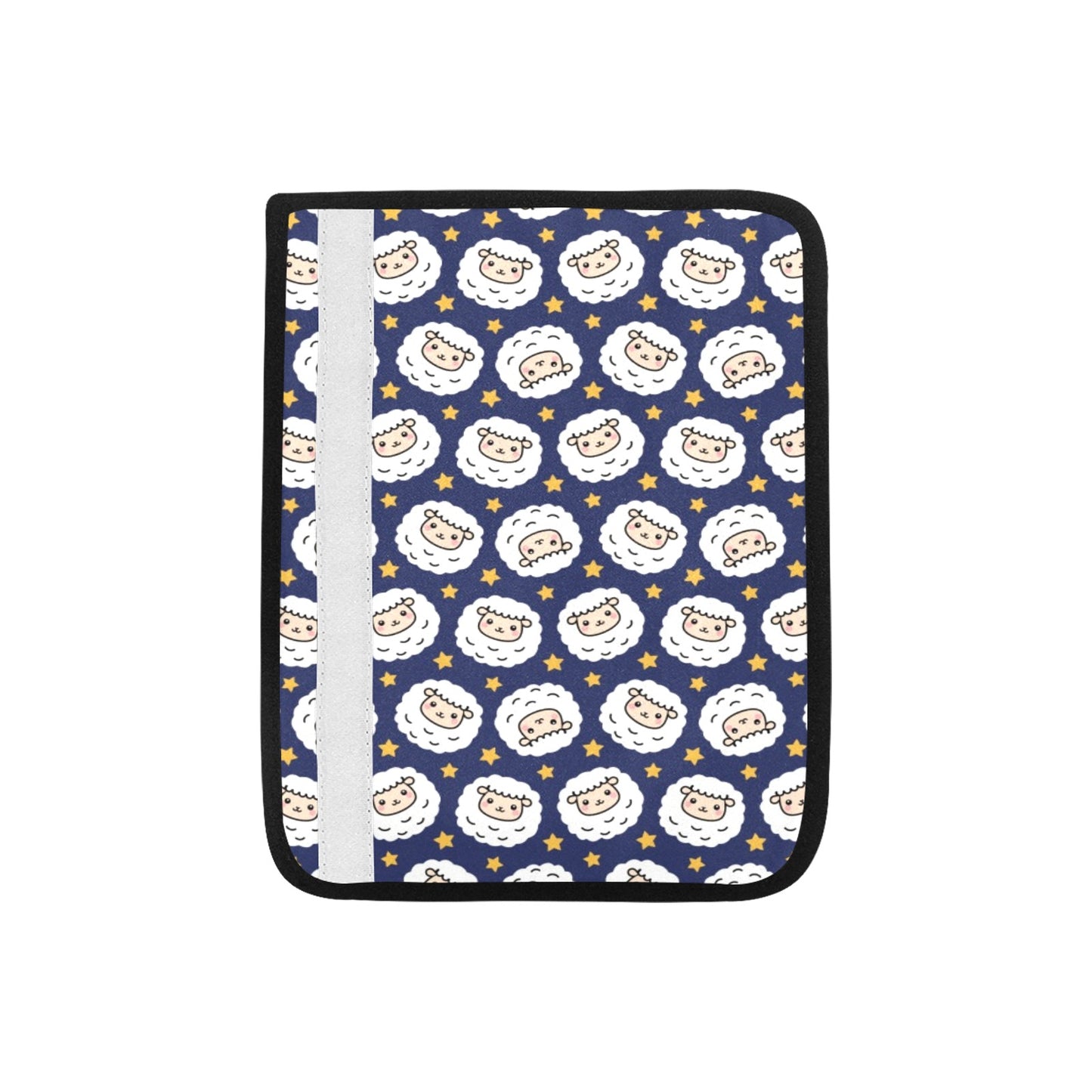Sheep Print Design LKS402 Car Seat Belt Cover