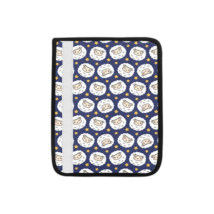 Sheep Print Design LKS402 Car Seat Belt Cover
