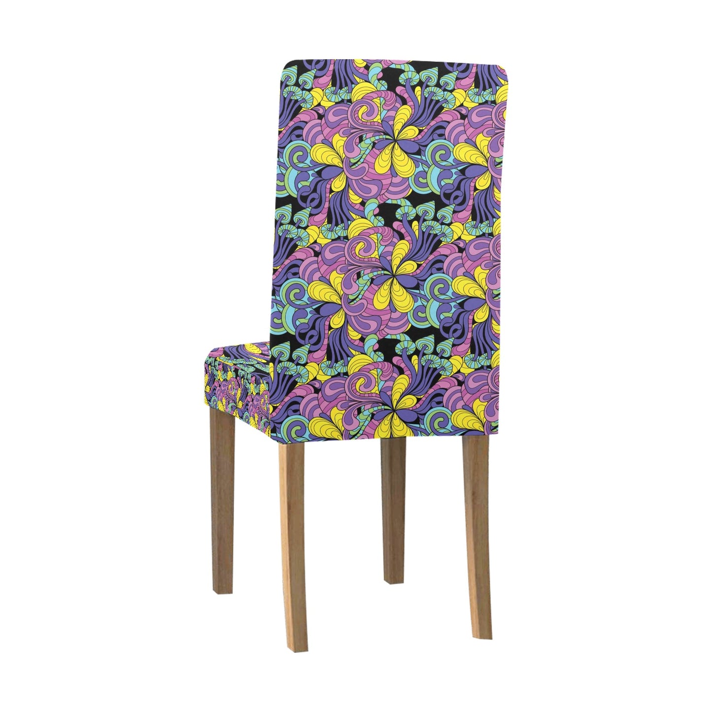 Trippy Print Design LKS305 Dining Chair Slipcover
