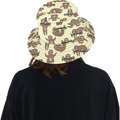 Sloth Print Design LKS3010 Unisex Bucket Hat
