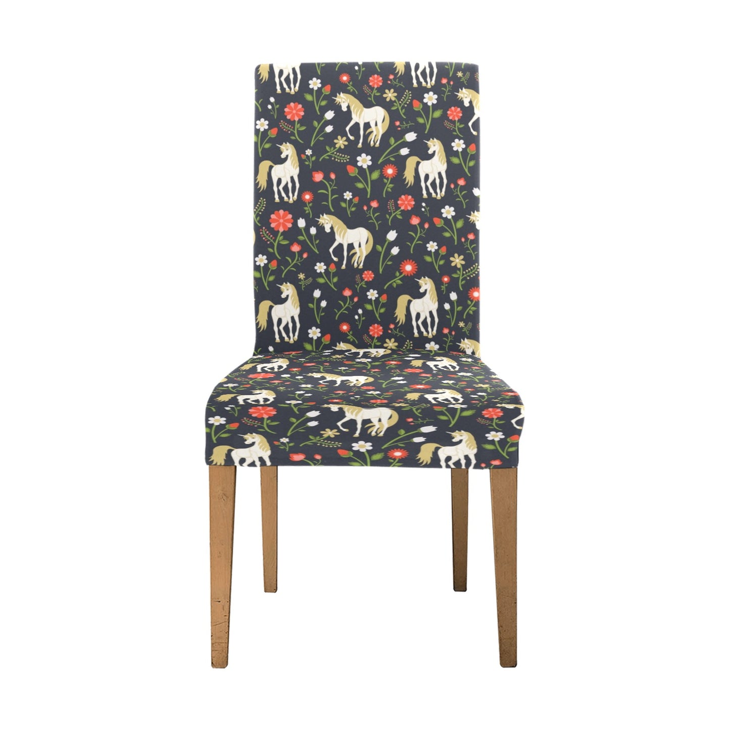 Unicorn Print Design LKS301 Dining Chair Slipcover