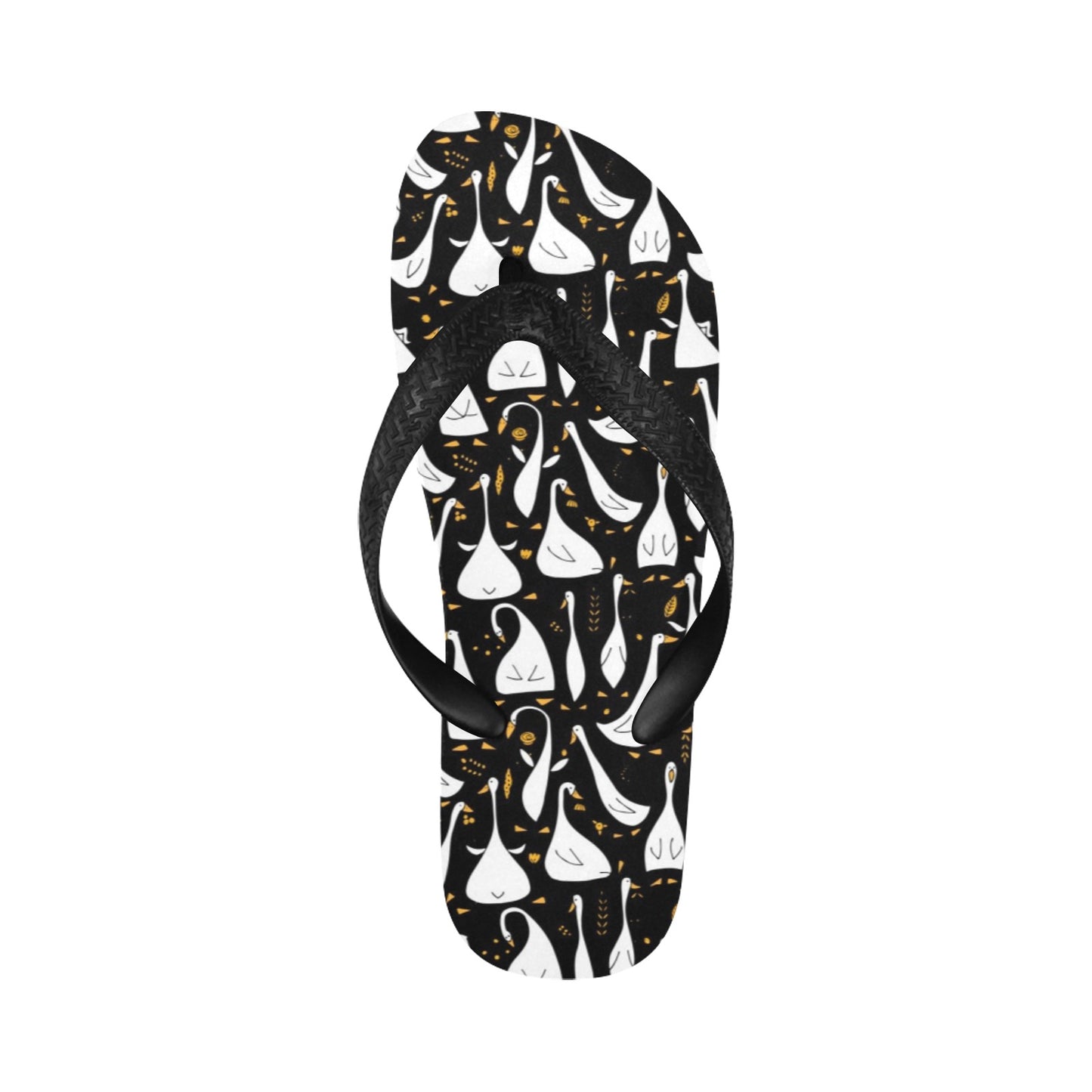 Goose Print Design LKS401 Flip Flops