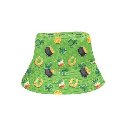 Shamrock Saint Patrick's Day Print Design LKS302 Unisex Bucket Hat