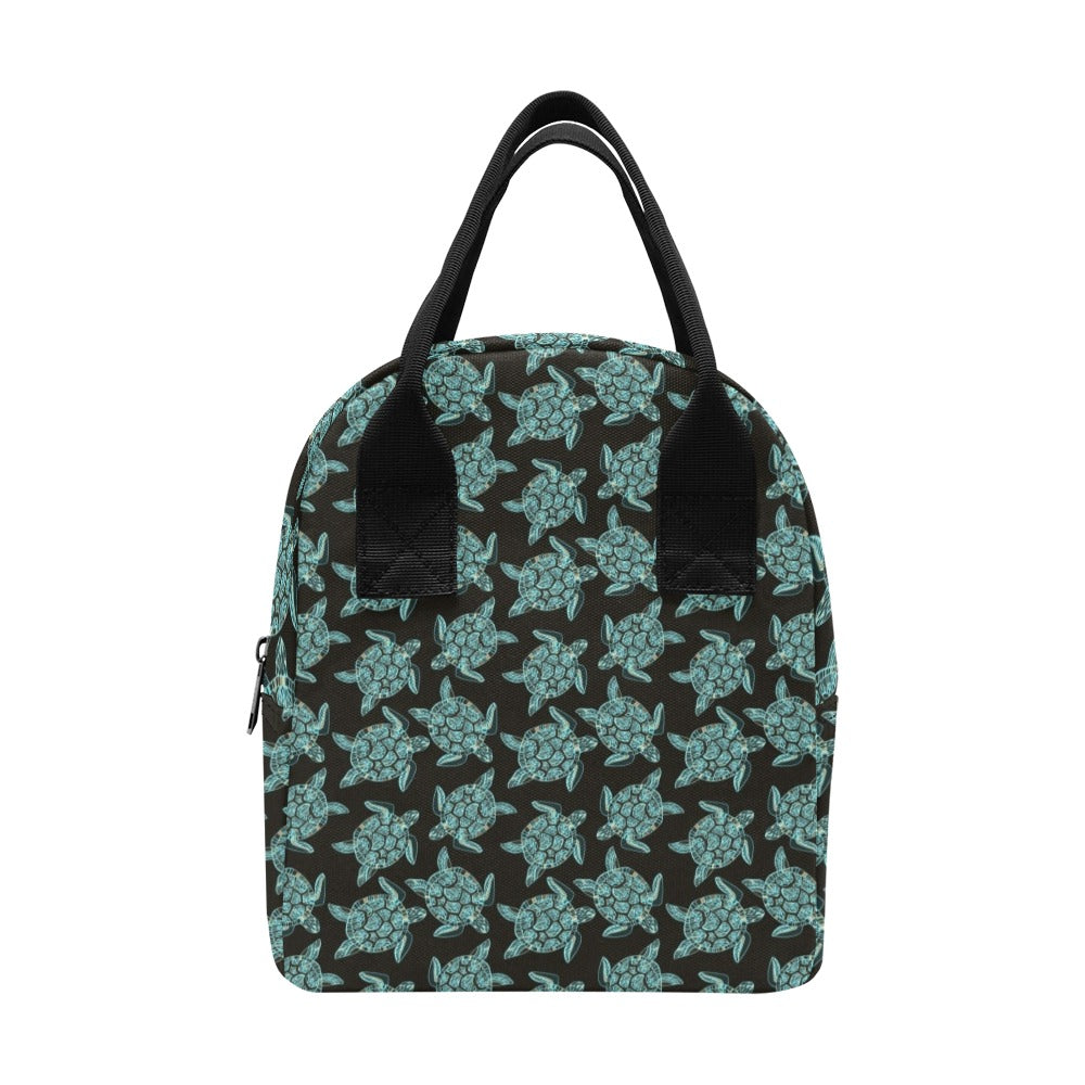 Sea Turtle Print Design LKS302 Insulated Lunch Bag