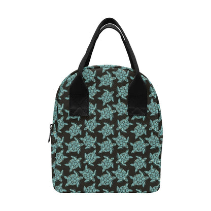 Sea Turtle Print Design LKS302 Insulated Lunch Bag