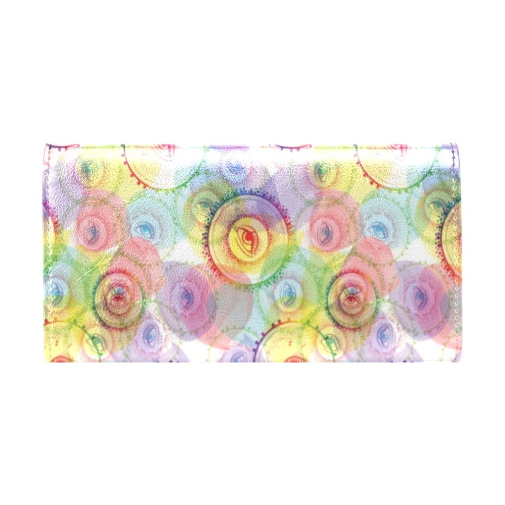 Third Eye Print Design LKS303 Women's Trifold Wallet