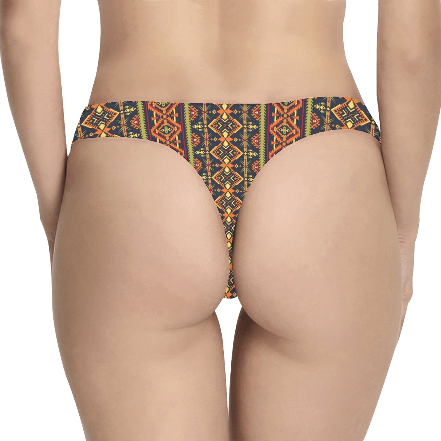 Kente Classic Design African Print Women's Thongs