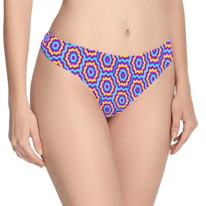 Optical illusion Techno Movement Women's Thongs