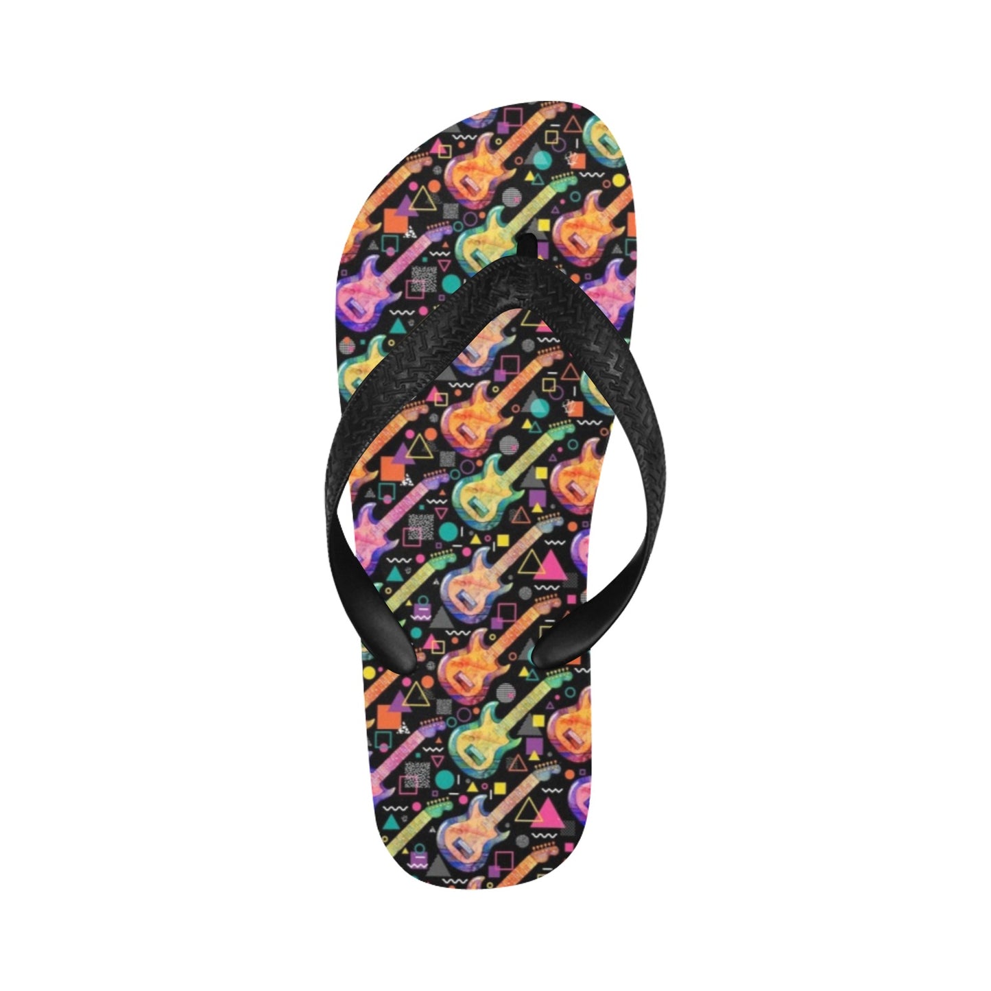 Electric Guitar Print Design LKS403 Flip Flops