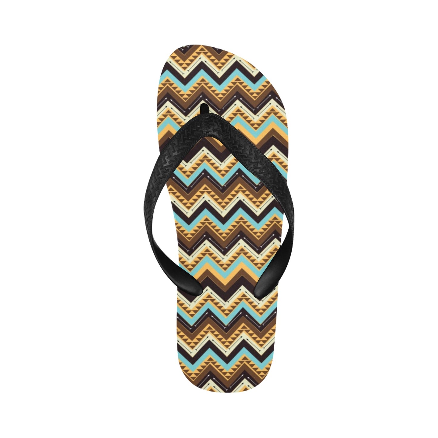 Southwest Pattern Print Design LKS301 Flip Flops