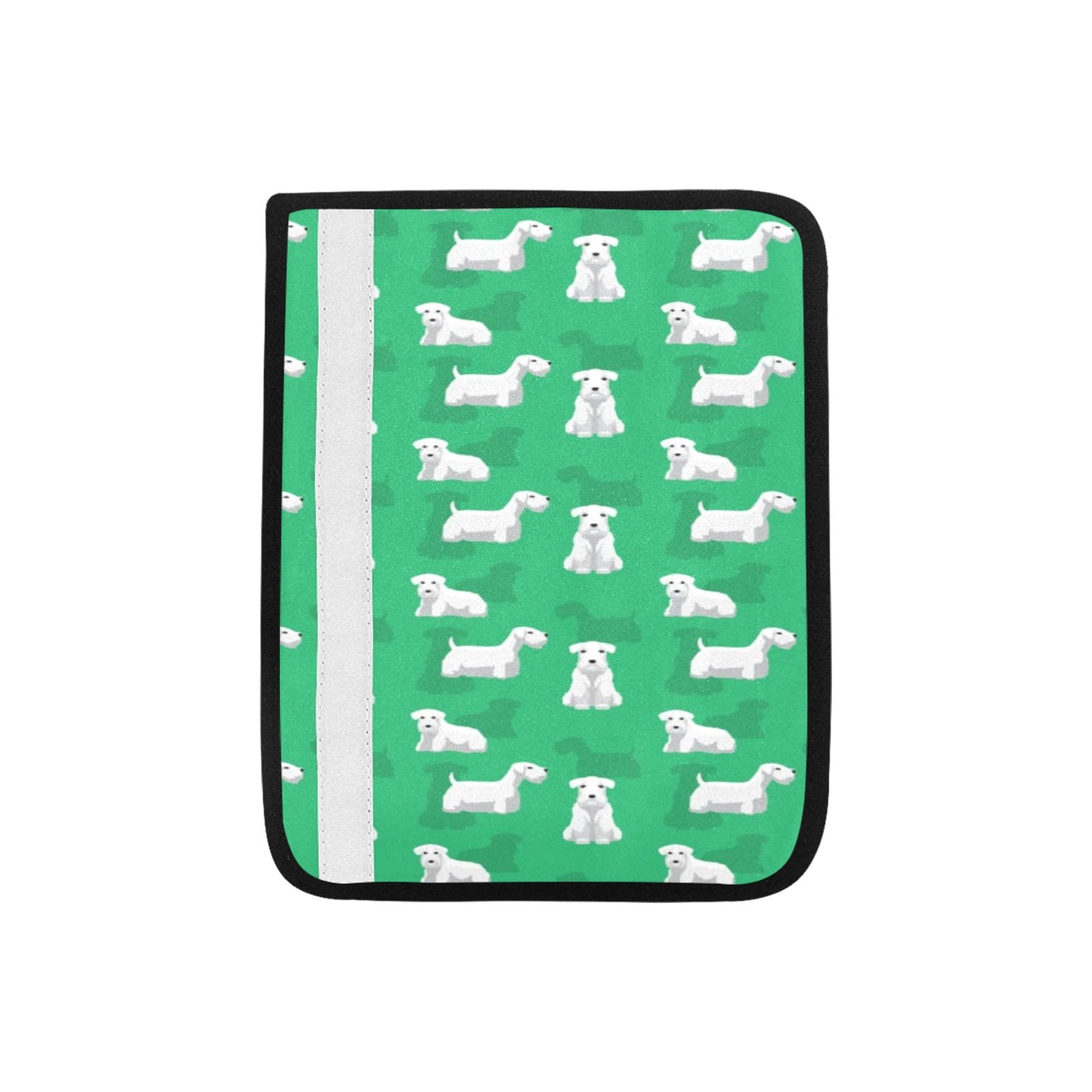 Sealyham Terriers Print Design LKS301 Car Seat Belt Cover