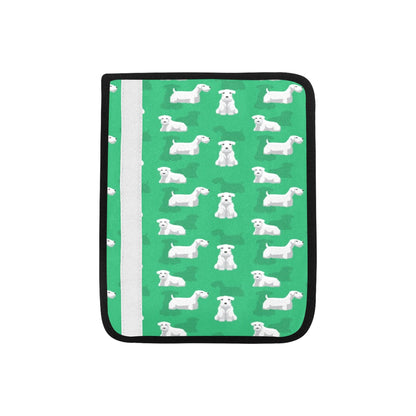 Sealyham Terriers Print Design LKS301 Car Seat Belt Cover