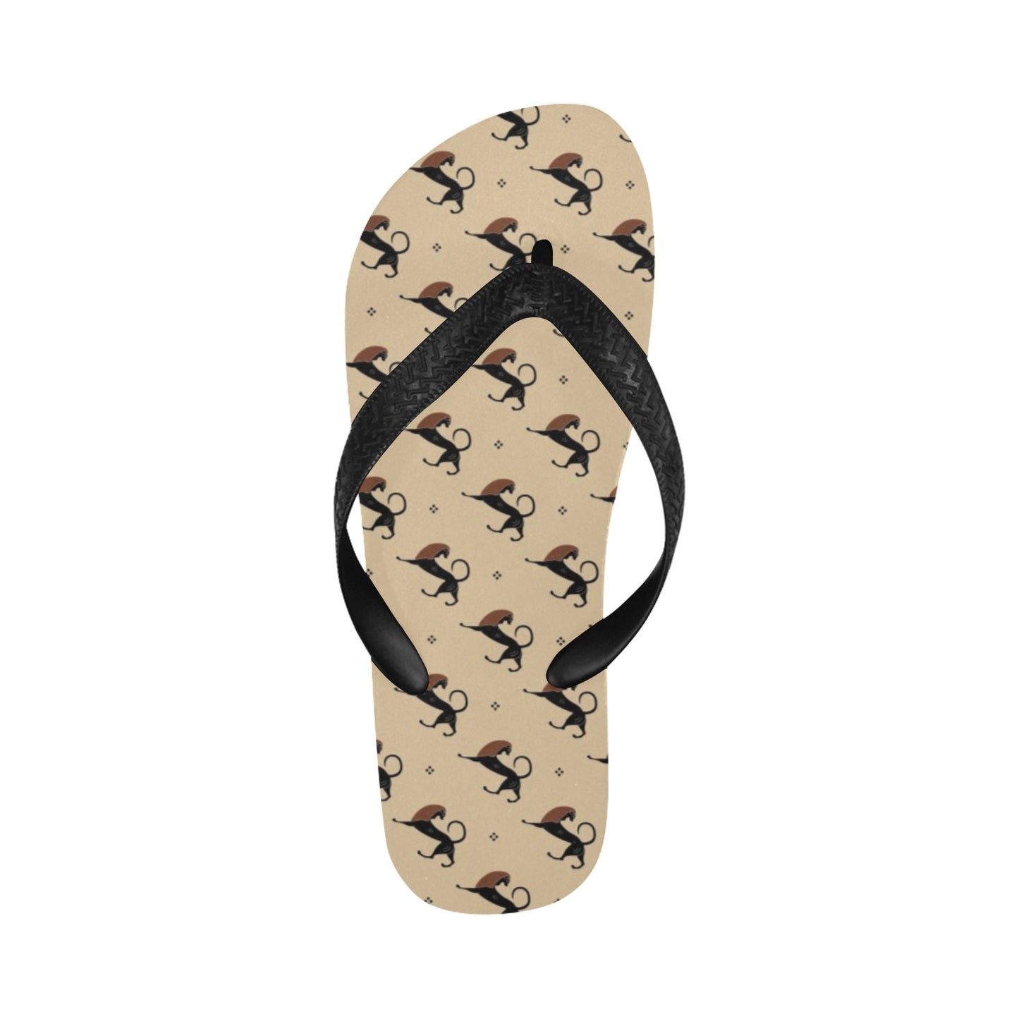 Ancient Greek Print Design LKS3011 Flip Flops