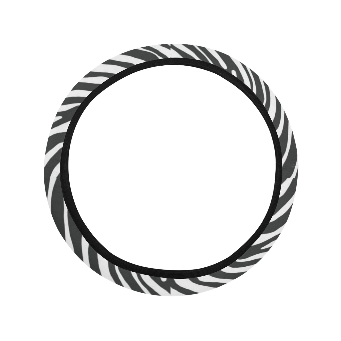 Zebra Classic Print Design LKS302 Steering Wheel Cover with Elastic Edge