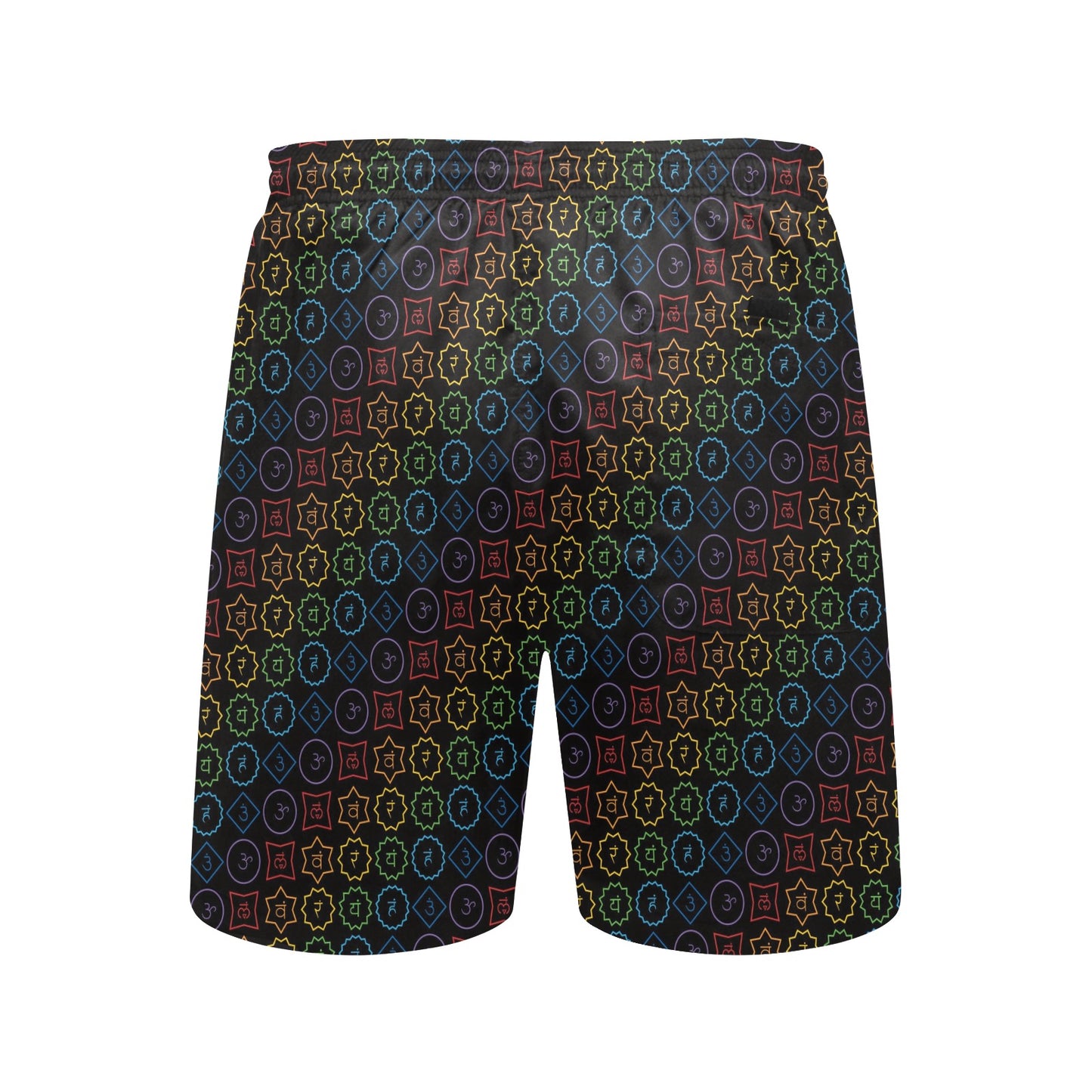 Chakra Colorful Symbol Pattern Men's Swim Trunks Beach Shorts