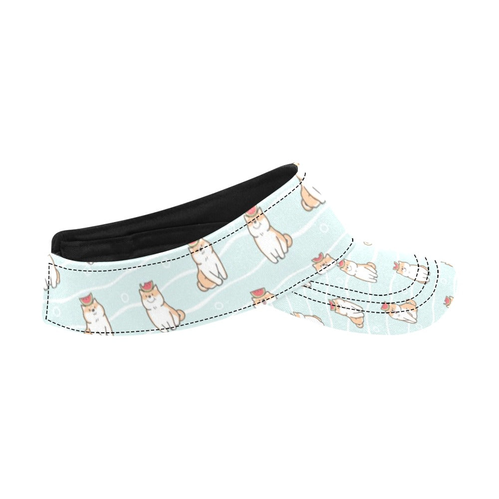 Shiba Inu Print Design LKS3011 Unisex Sun Visor