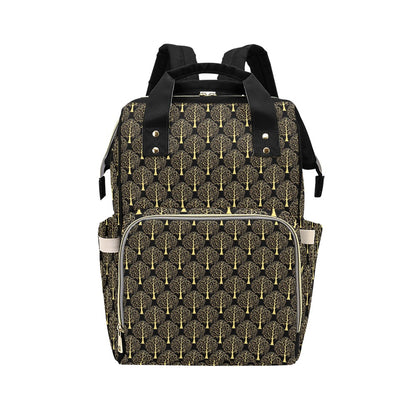 Tree Of Life Print Design LKS302 Diaper Bag Backpack