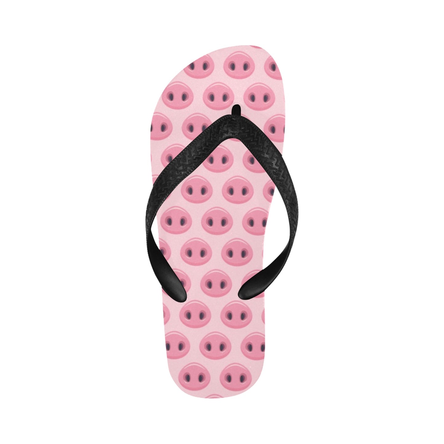 Pig Print Design LKS401 Flip Flops