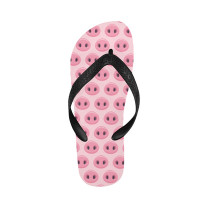 Pig Print Design LKS401 Flip Flops