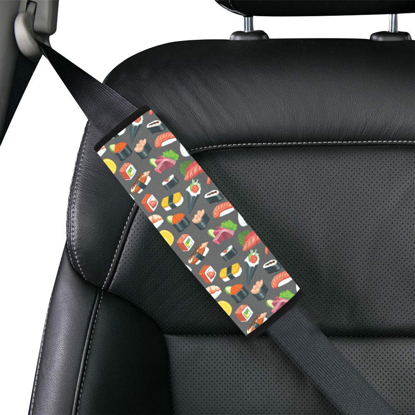 Sushi Print Design LKS302 Car Seat Belt Cover