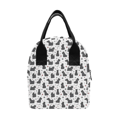 Scottish Terriers Print Design LKS3015 Insulated Lunch Bag