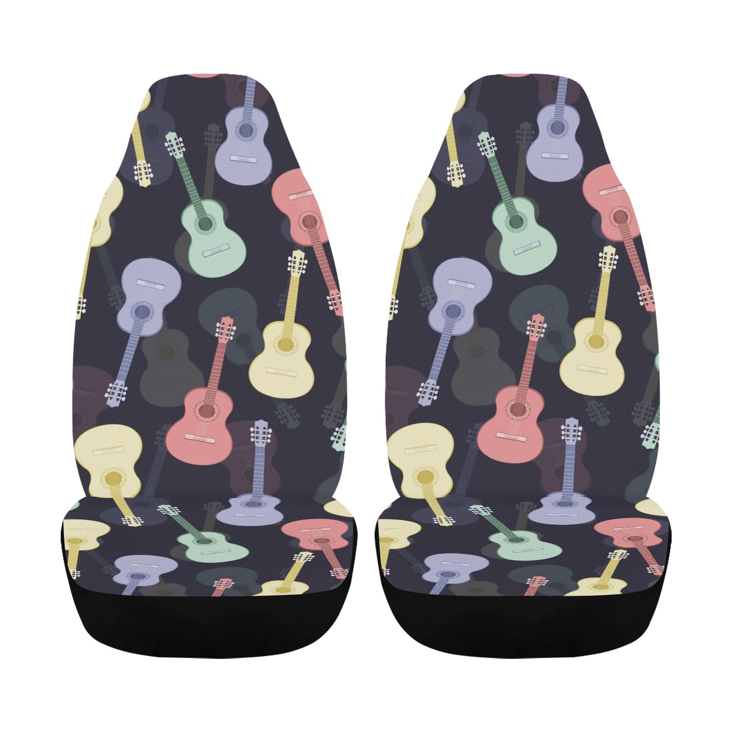 Acoustic Guitar Print Design LKS401 Car Seat Covers