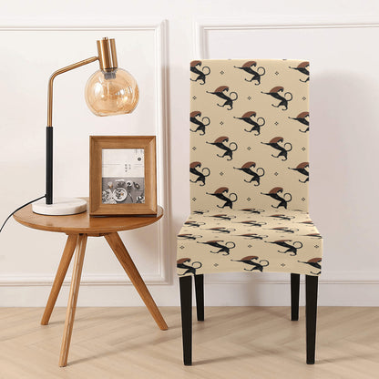 Ancient Greek Print Design LKS3011 Dining Chair Slipcover