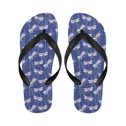 Dragonfly Print Design LKS401 Flip Flops