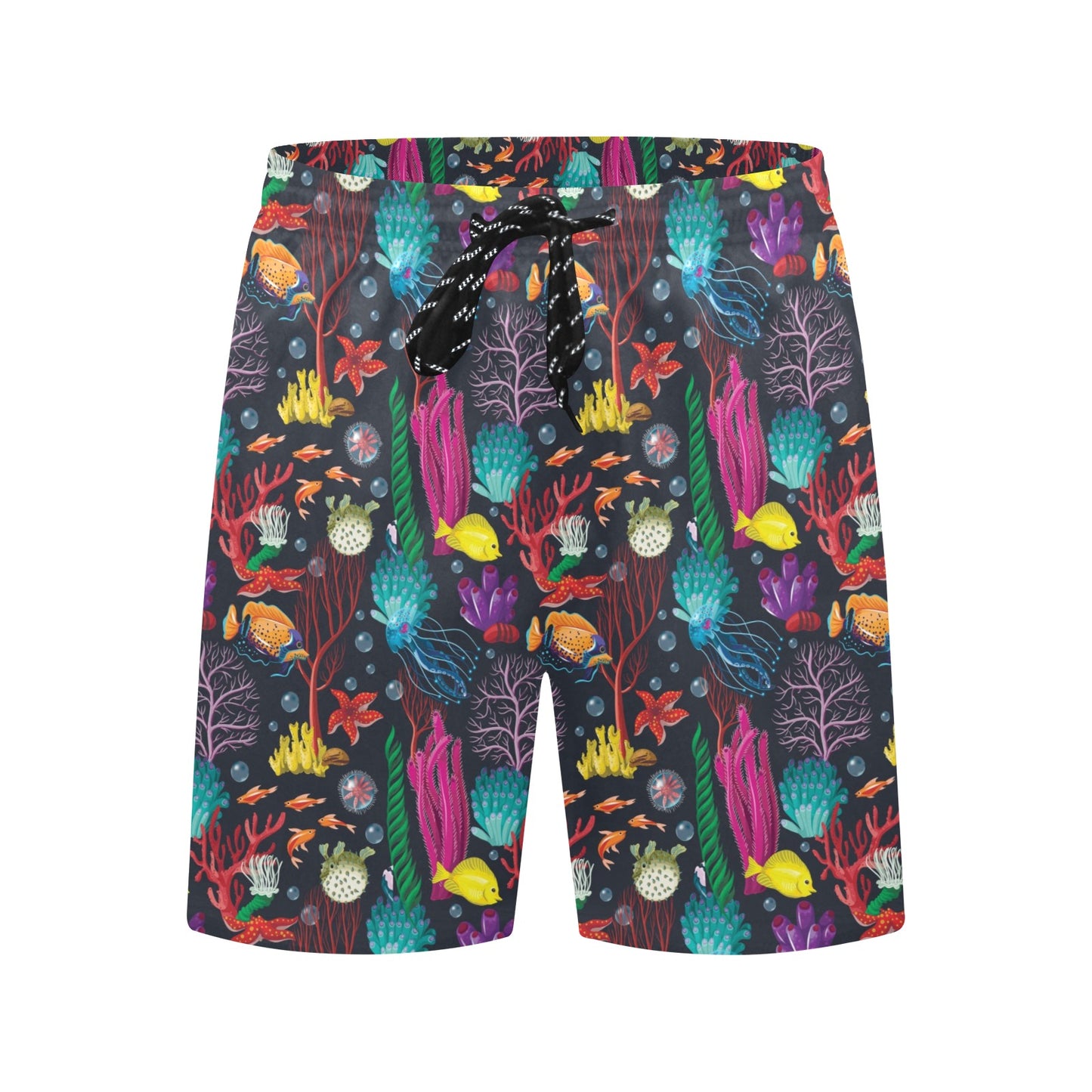 Underwater Cute Print Design LKS303 Men's Swim Trunks Beach Shorts