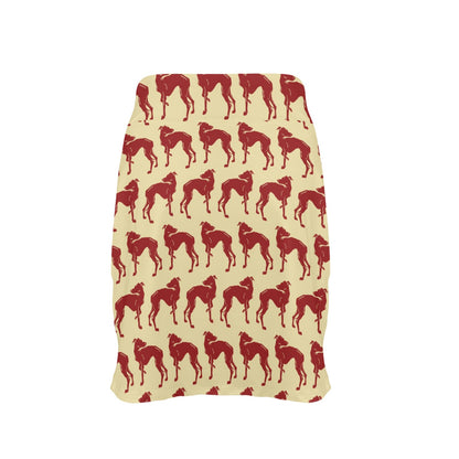 Whippets Print Design LKS301 17" Golf & Pickleball Skort with Pockets