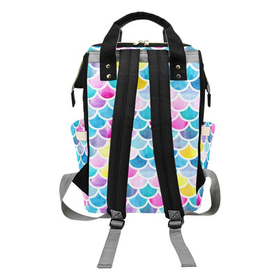 Scales Print Design LKS402 Diaper Bag Backpack