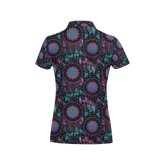 Dream catcher boho mandala Women's Polo Shirt