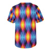 Flame Fire Blue Design Print Baseball Jersey-JTAMIGO.COM