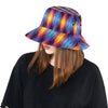 Flame Fire Blue Design Print Unisex Bucket Hat