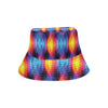 Flame Fire Blue Design Print Unisex Bucket Hat