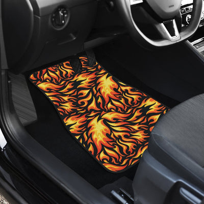 Flame Fire Design Pattern Car Floor Mats