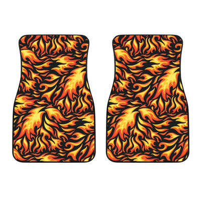Flame Fire Design Pattern Car Floor Mats