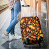 Flame Fire Design Pattern Luggage Cover Protector