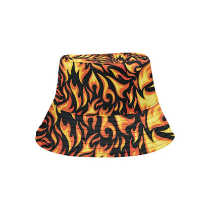 Flame Fire Design Pattern Unisex Bucket Hat