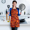 Flame Fire Print Pattern Women Apron