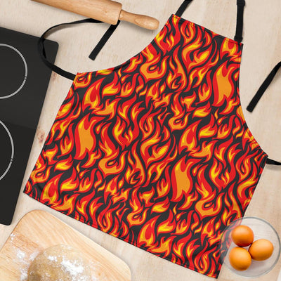 Flame Fire Print Pattern Women Apron