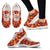 Flame Fire Print Pattern Women Sneakers Shoes