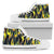 Flame Fire Yellow Pattern Women High Top Shoes